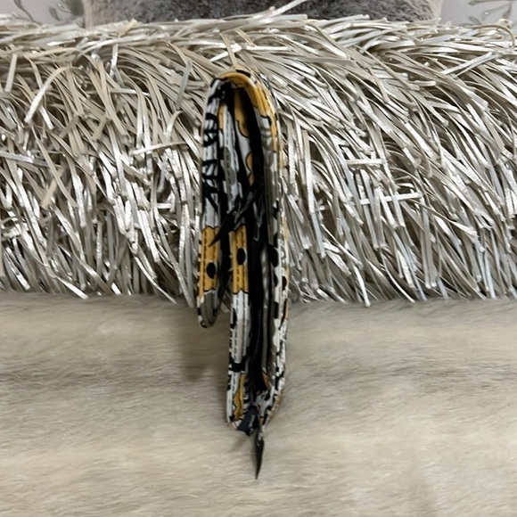 VERA BRADLEY Go Wild Travel Jewelry Case Folio Book Yellow Black White 2013 - Picture 6 of 16